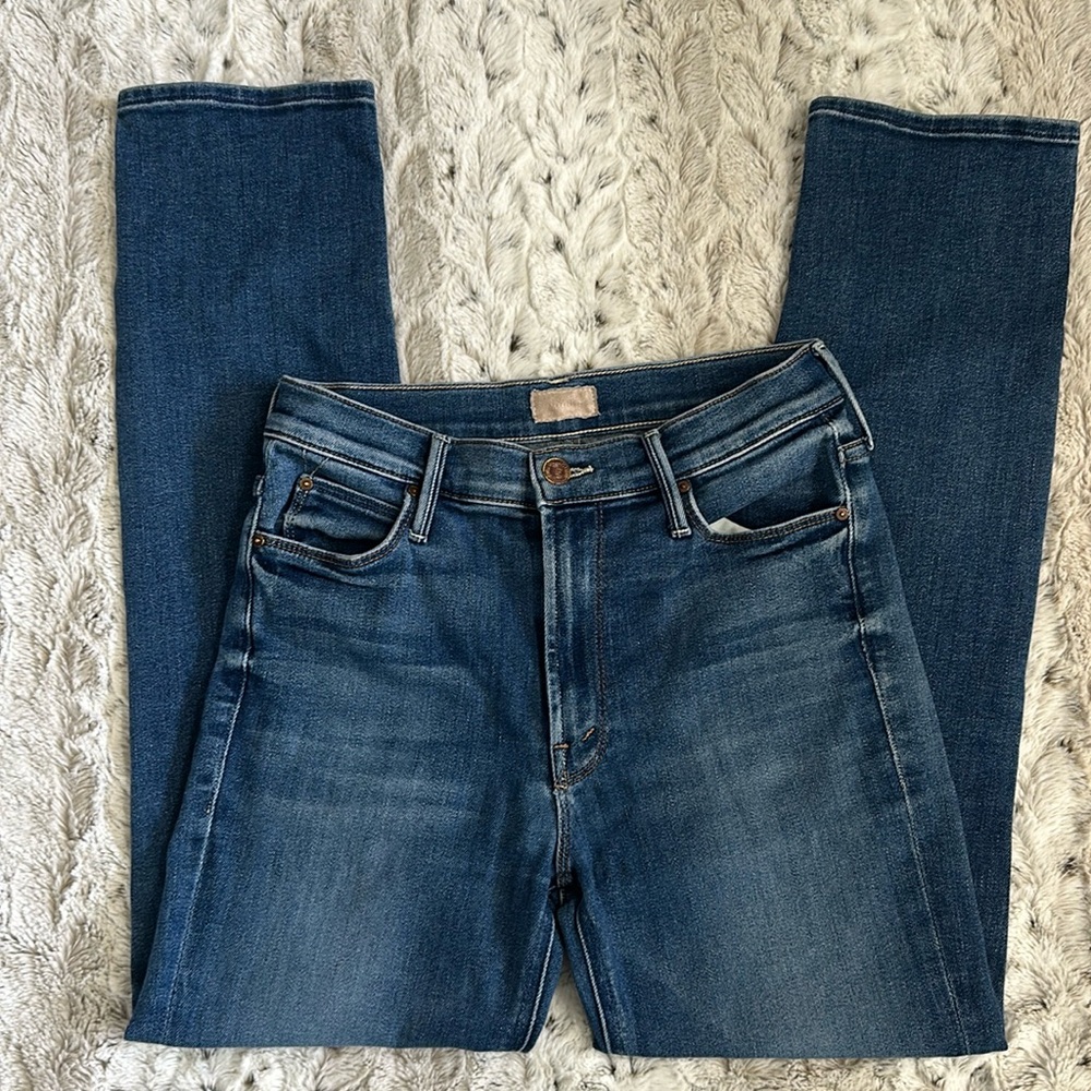 MOTHER the mid rise dazzler ankle jean